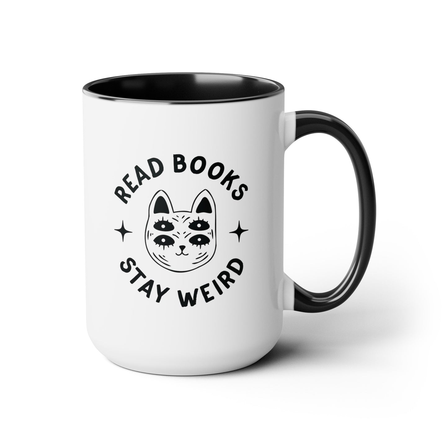 Stay Weird Read Books Mug