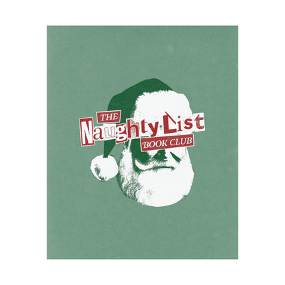 Naughty List Book Club Poster - Green