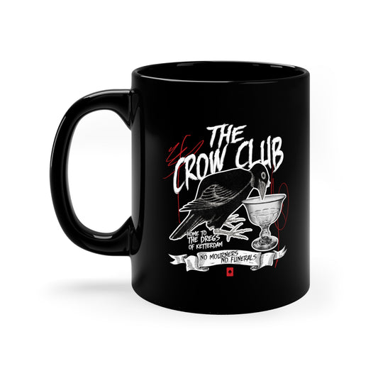 Crow Club 11oz Black Mug