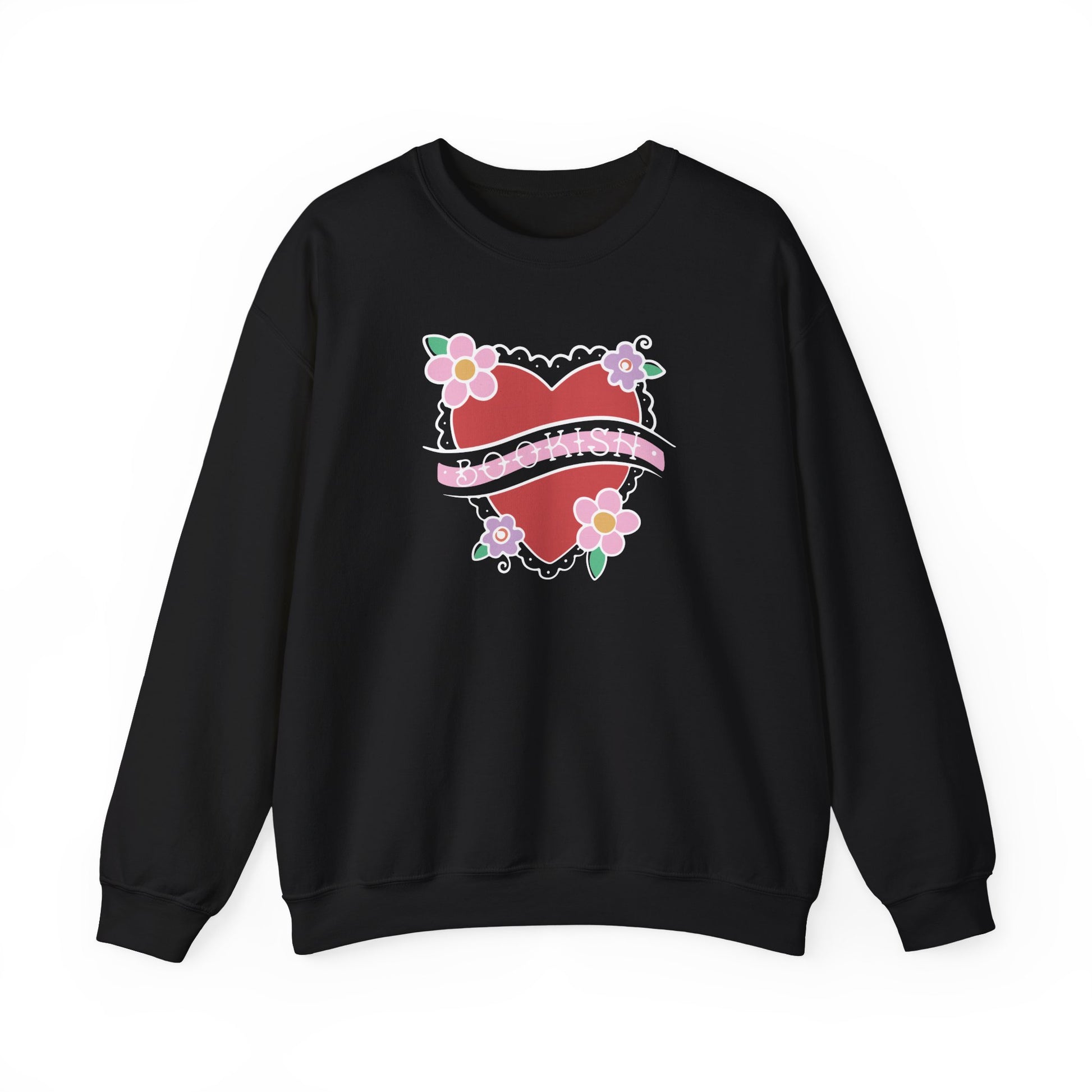 Bookish Valentine Tattoo Crewneck