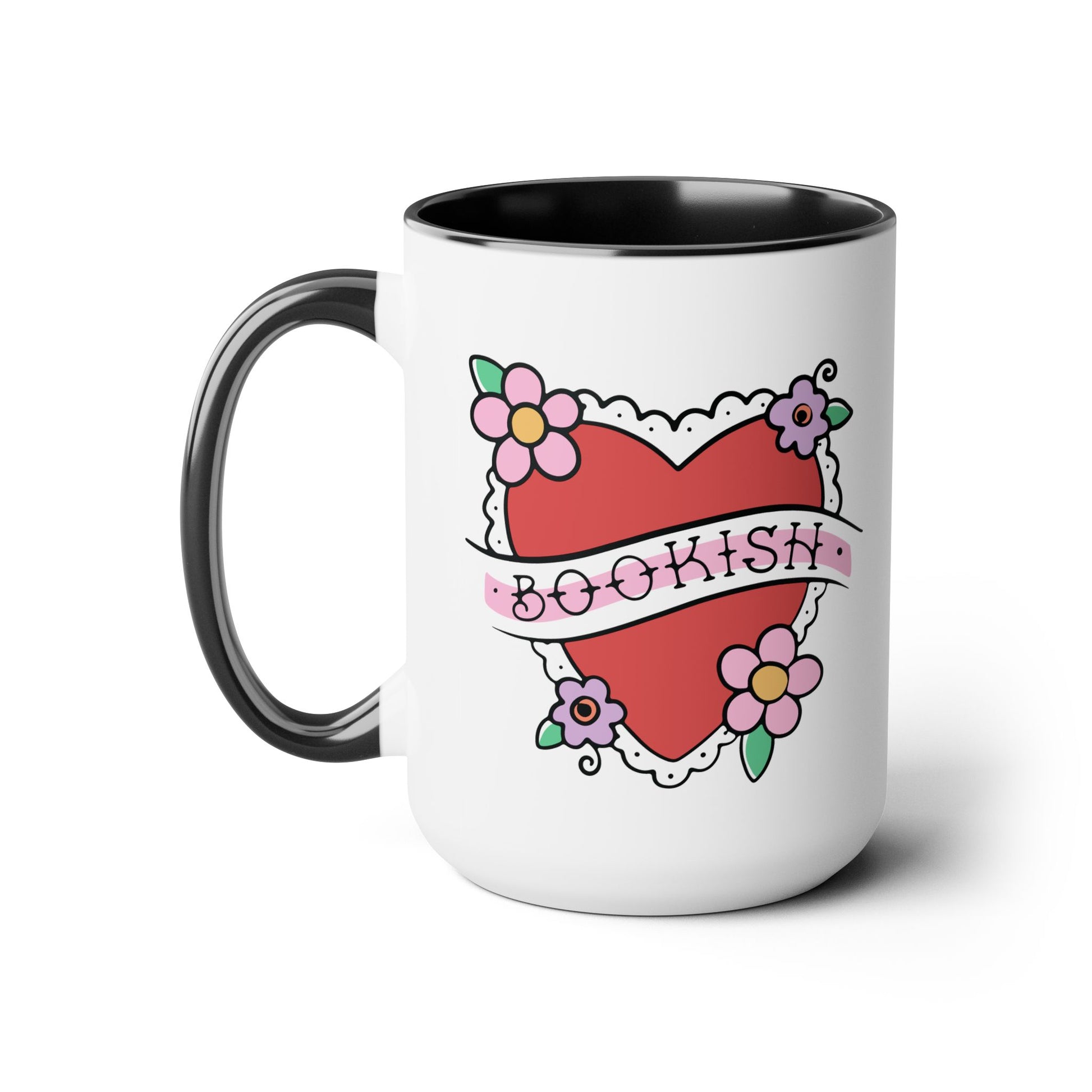 Bookish Valentine Tattoo Mug