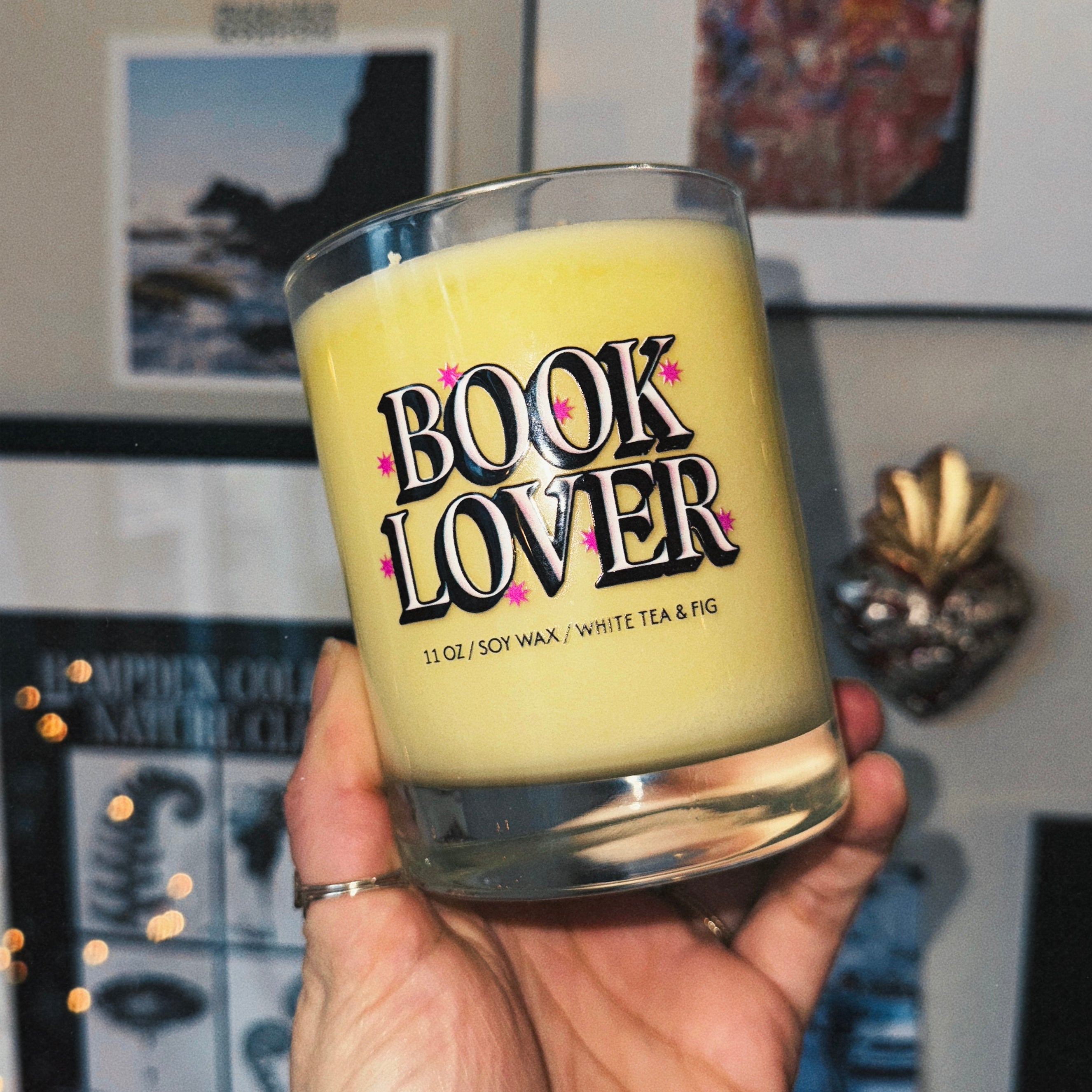 Book Lover Soy Wax Candle