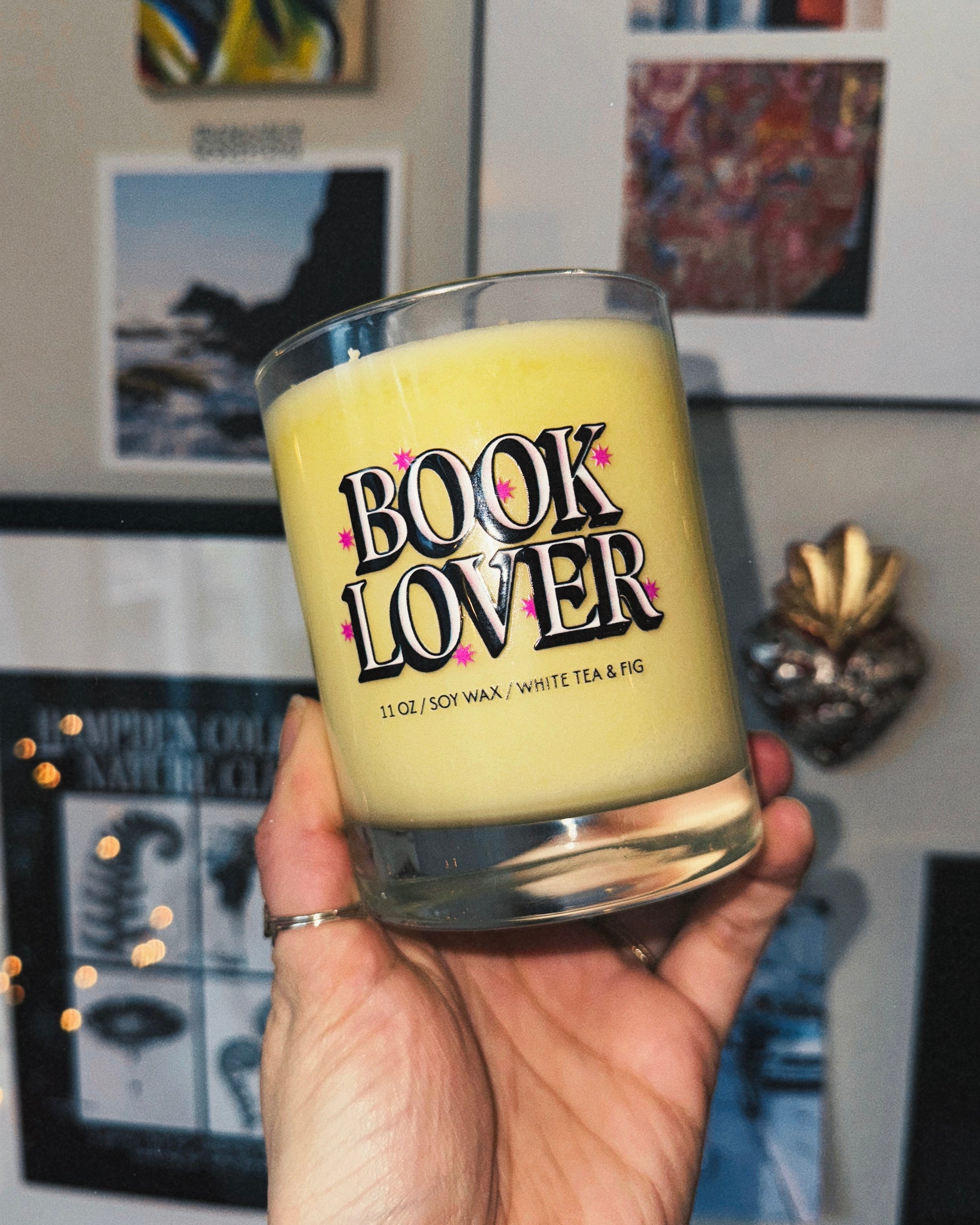 Book Lover Soy Wax Candle