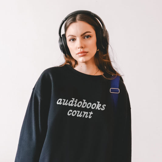 Audiobooks Count Crewneck