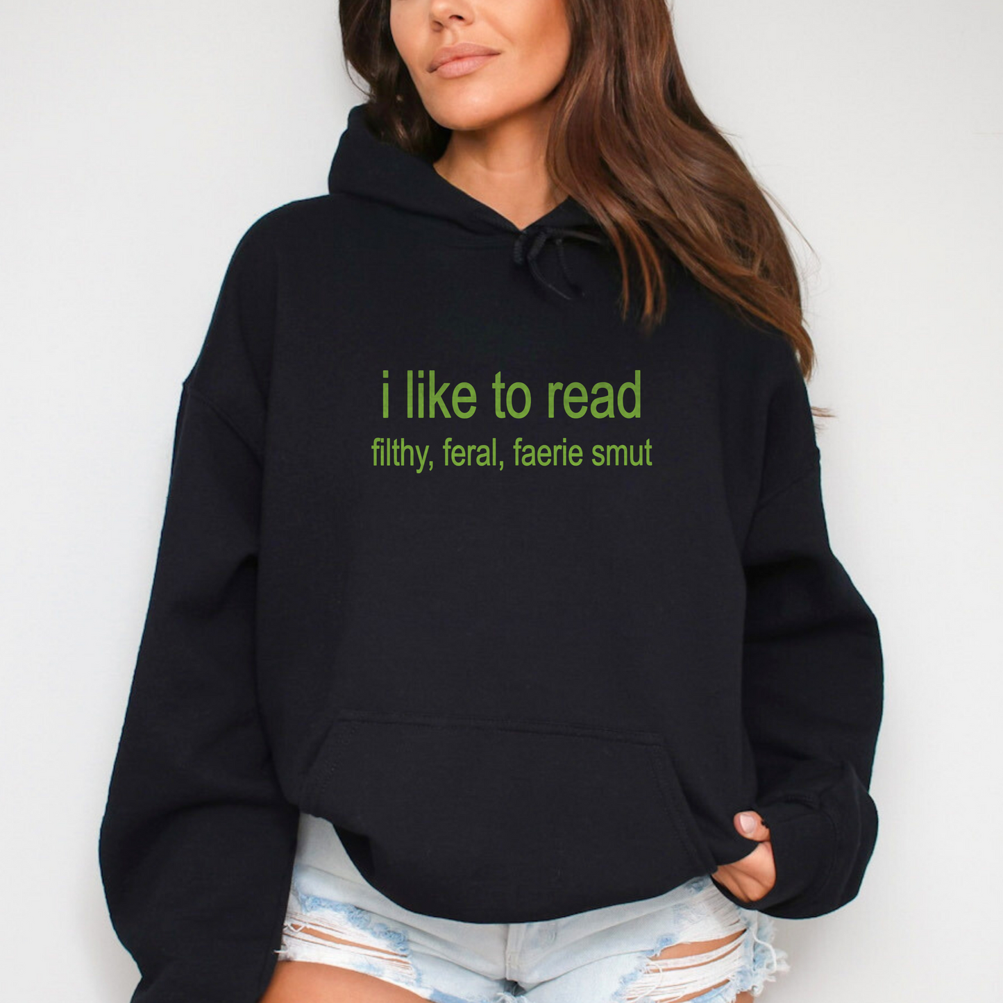 i like to read Hoodie