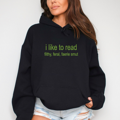 i like to read Hoodie