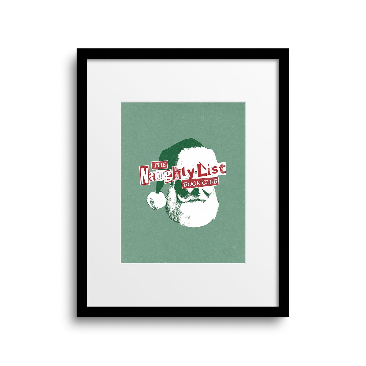 Naughty List Book Club Poster - Green