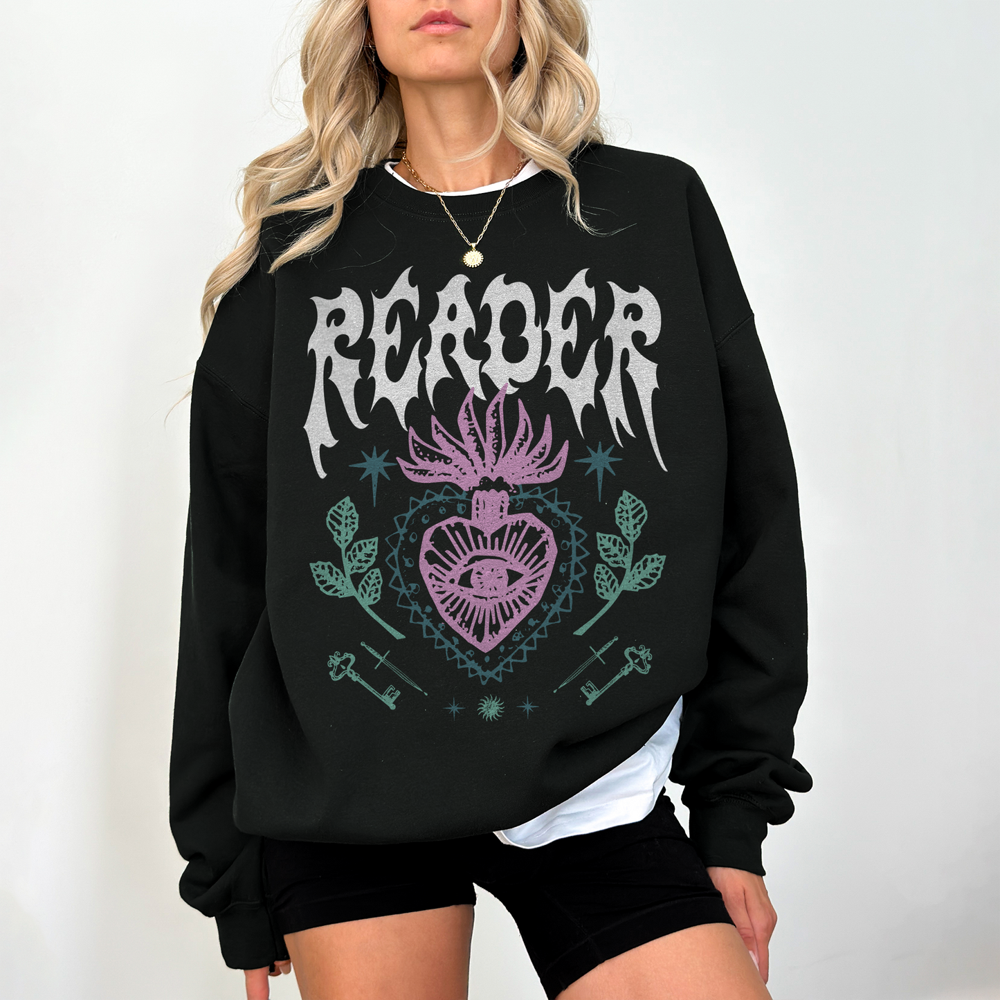 Reader Sacred Heart Crewneck