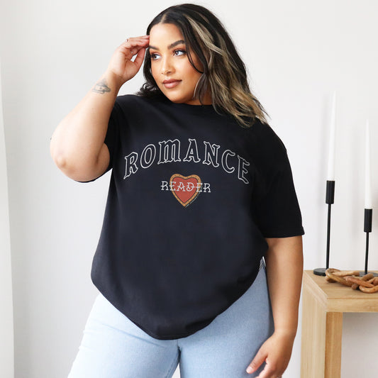 Romance Reader Heart Tee