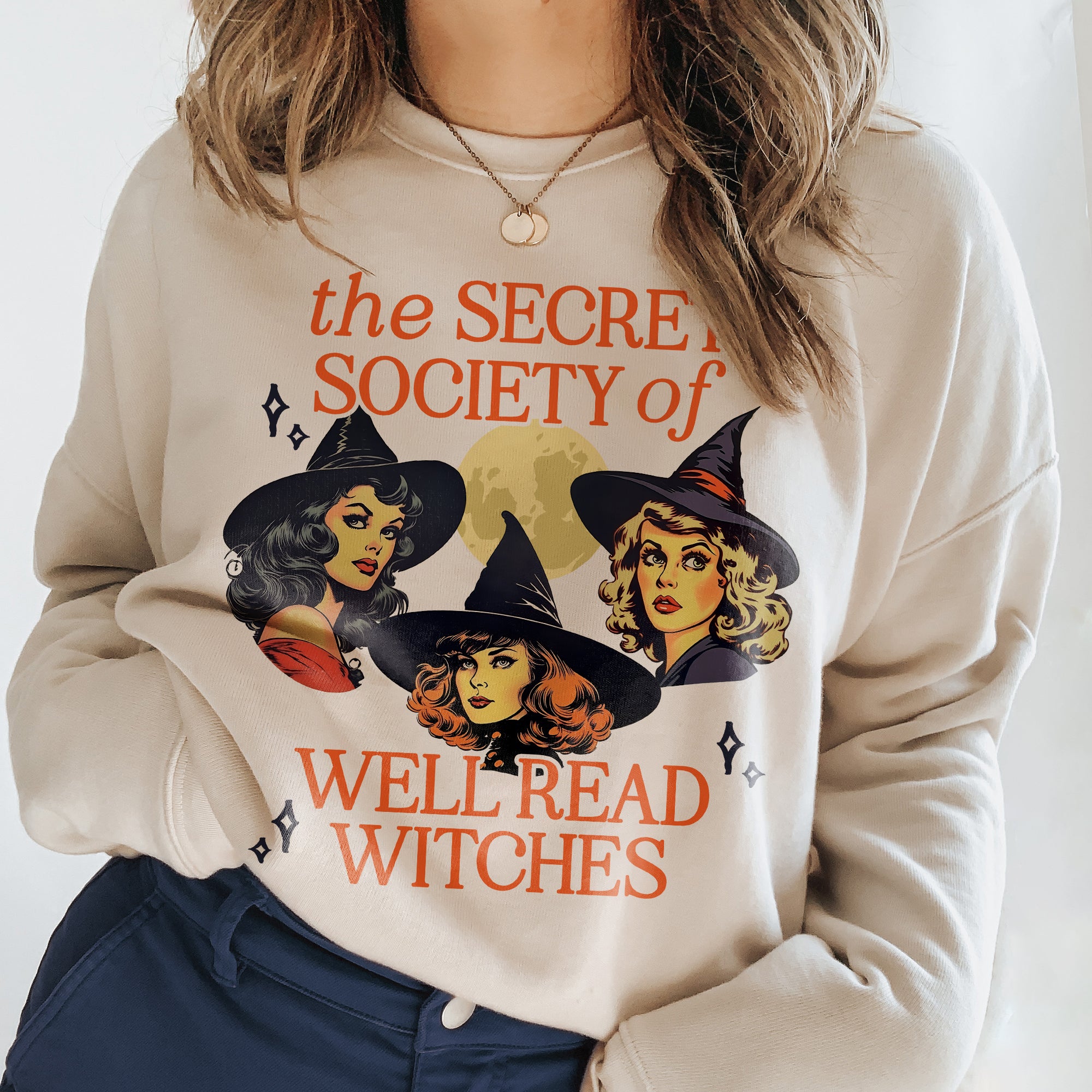 Secret Society of Well Read Witches Crewneck