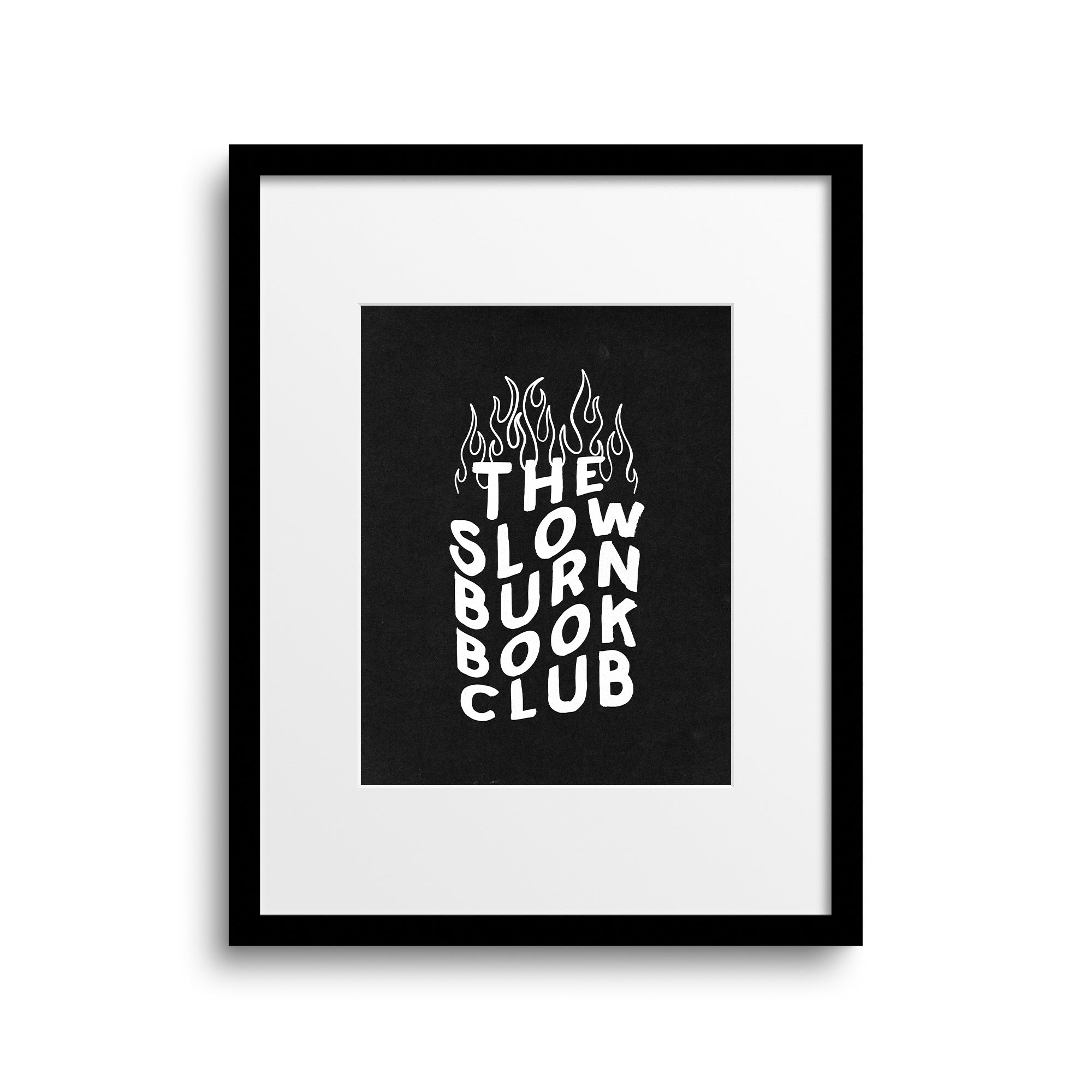 Slow Burn Book Club Art Print