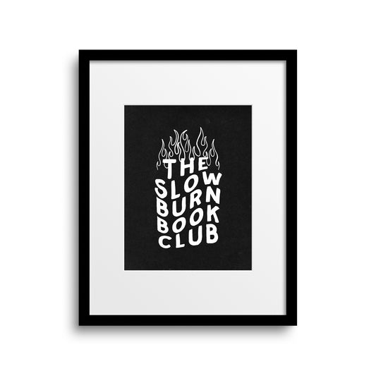 Slow Burn Book Club Poster
