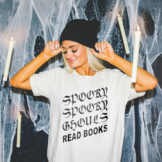 Spooky Ghouls Read Books Tee