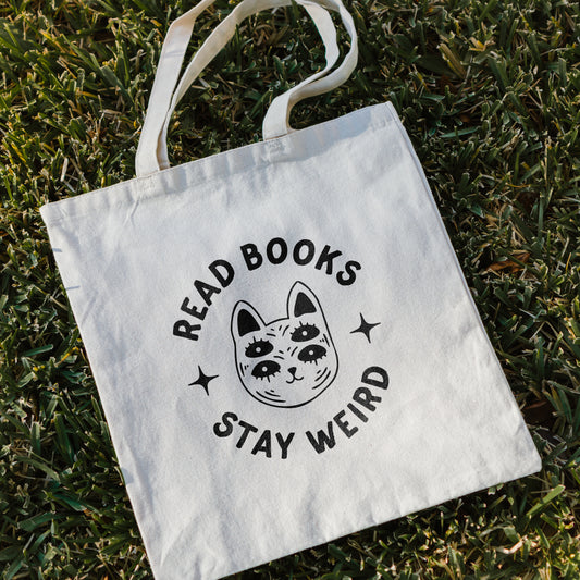 Stay Weird Read Books Tote