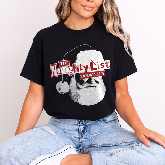 The Naughty List Book Club Tee