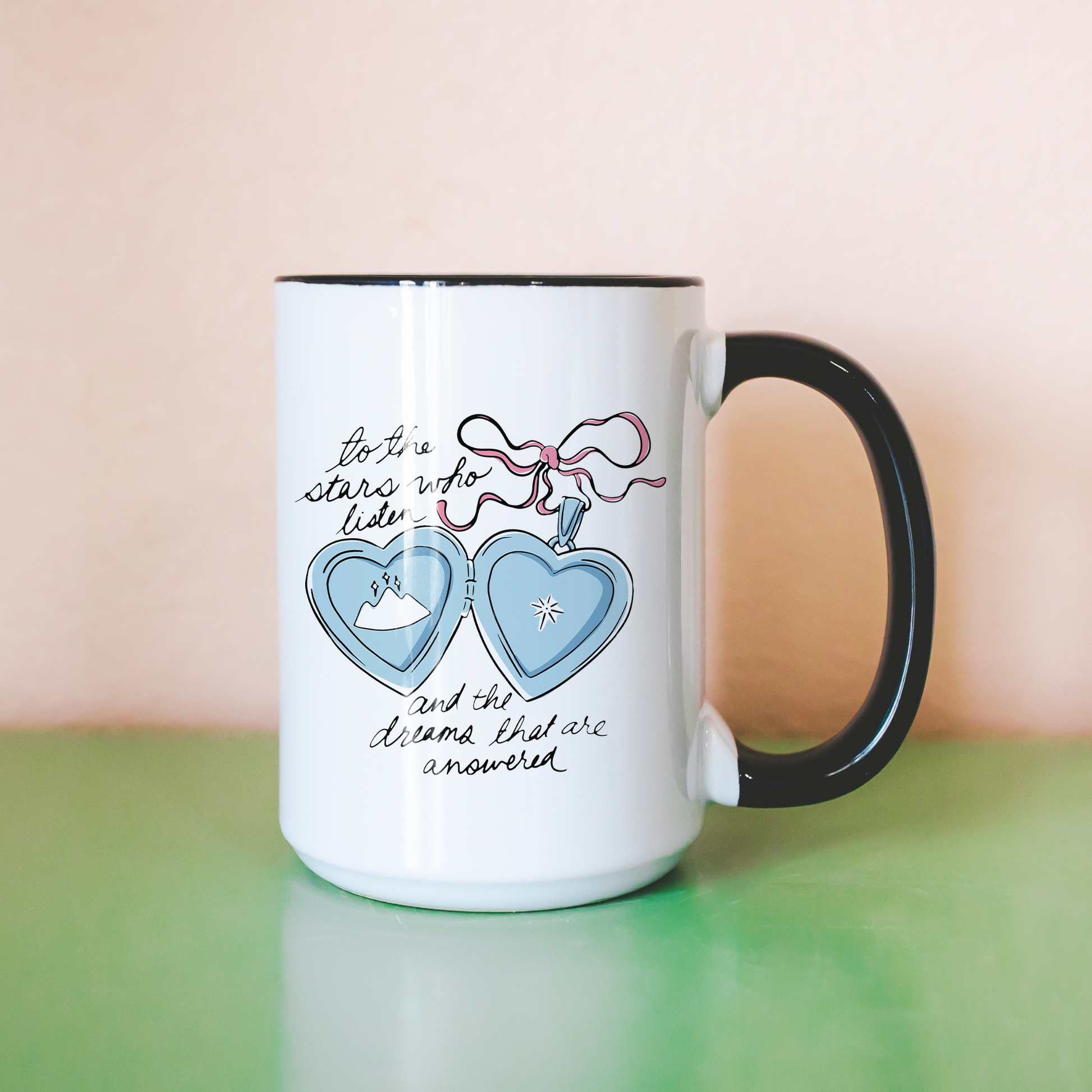 To the Stars Who Listen Locket Mug