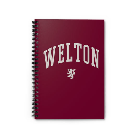 Welton Academy Spiral Notebook