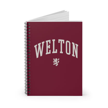 Welton Academy Spiral Notebook