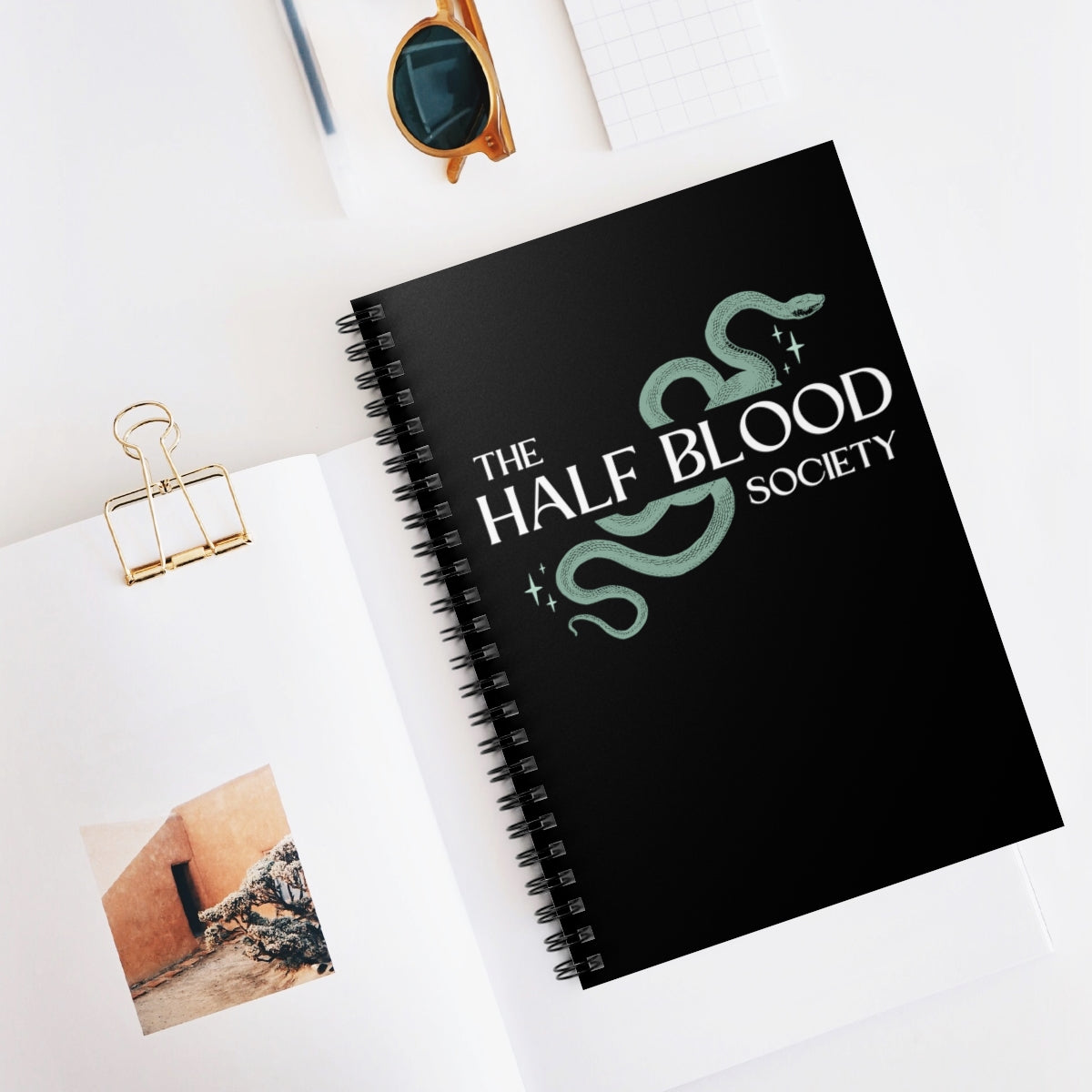 Half Blood Society Spiral Notebook