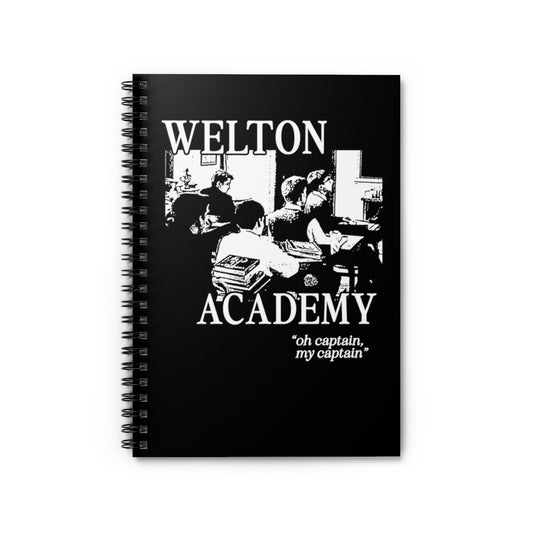 Welton Academy Oh Caption Spiral Notebook