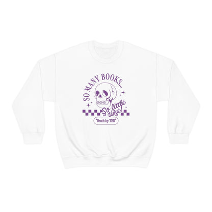 Pastel So Many Books So Little Time Crewneck