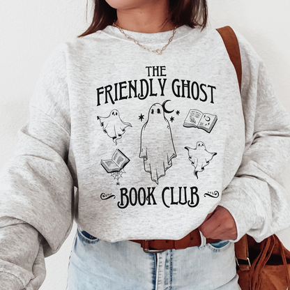 Friendly Ghost Book Club Crewneck