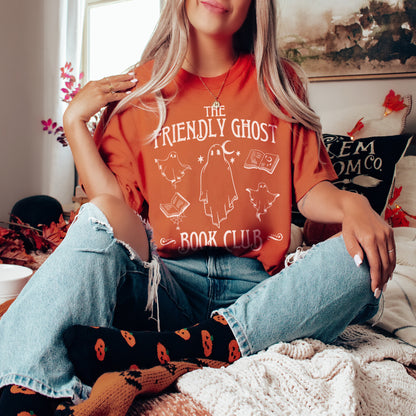 Friendly Ghost Book Club Tee